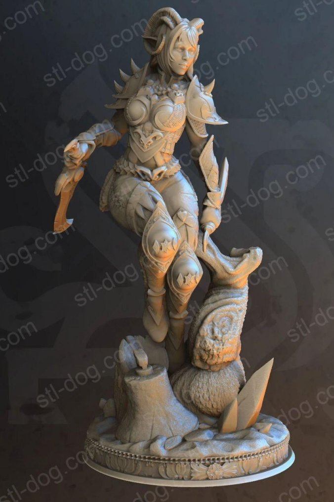 毒爪大师 – 奥琳娜 3D打印图纸